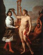 SACCHI, Andrea Marcantonio Pasquilini Crowned by Apollo sg oil painting artist